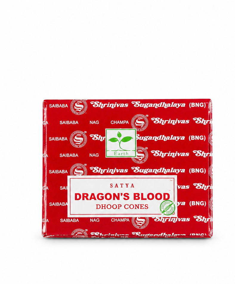 Satya Dragons Blood Dhoop Cones 12ct