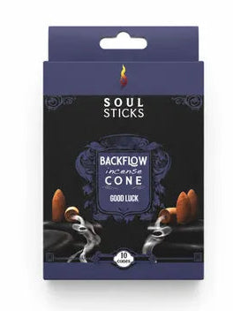 Soul Sticks Good Luck Backflow Incense Cones 10ct