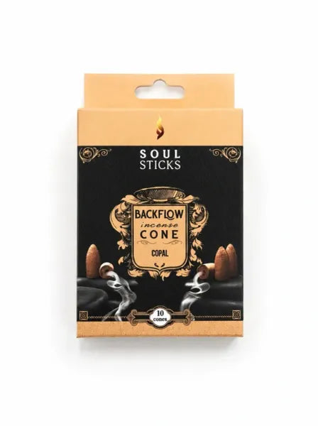 Soul Sticks Copal Backflow Incense Cones 10ct