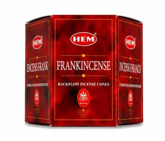 HEM Frankincense Backflow Incense Cones 40ct