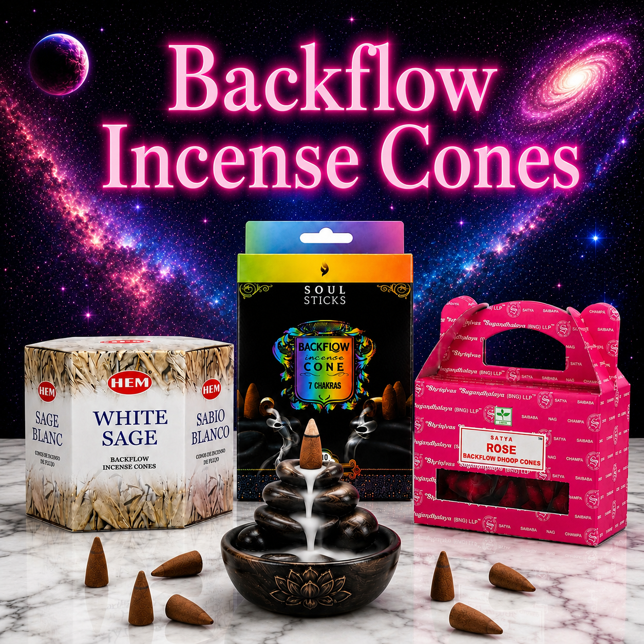 Backflow Incense Cones
