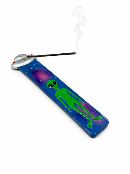Flat Alien & UFO Incense Burner