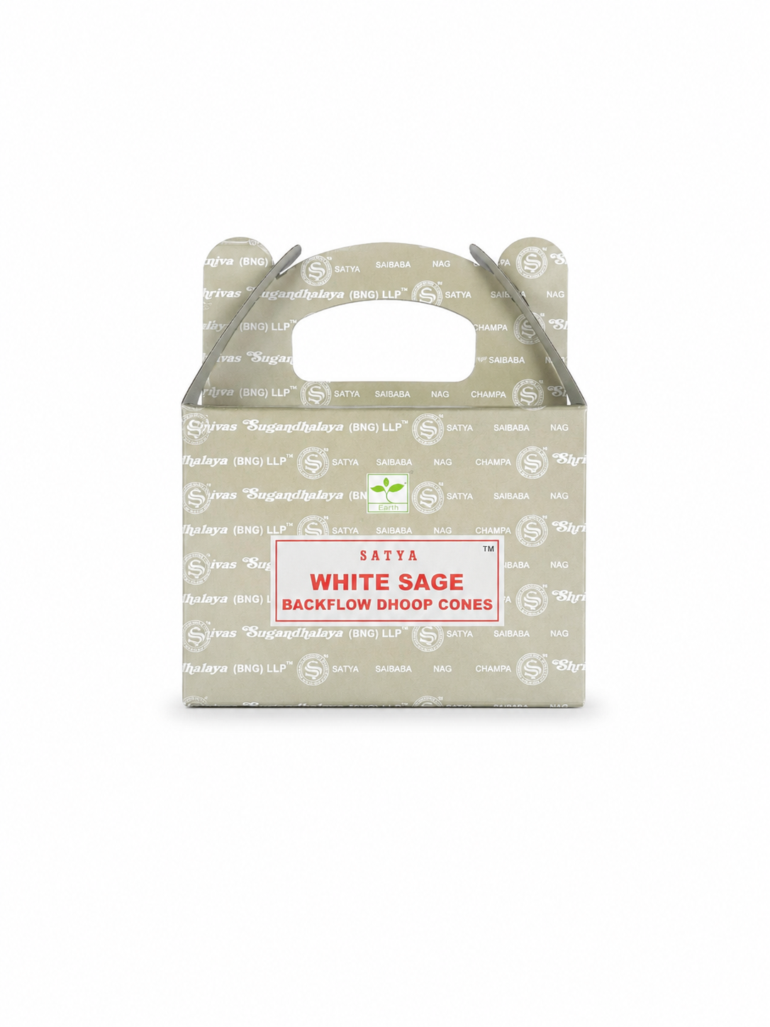 Satya White Sage Backflow Dhoop Cones 24ct