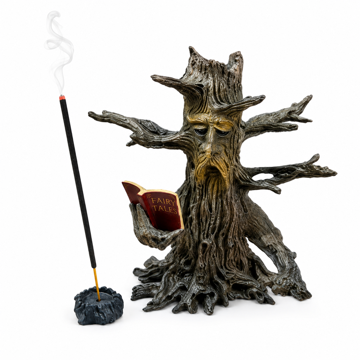 Poet Tree Man Fairy Tales Book Incense Burner