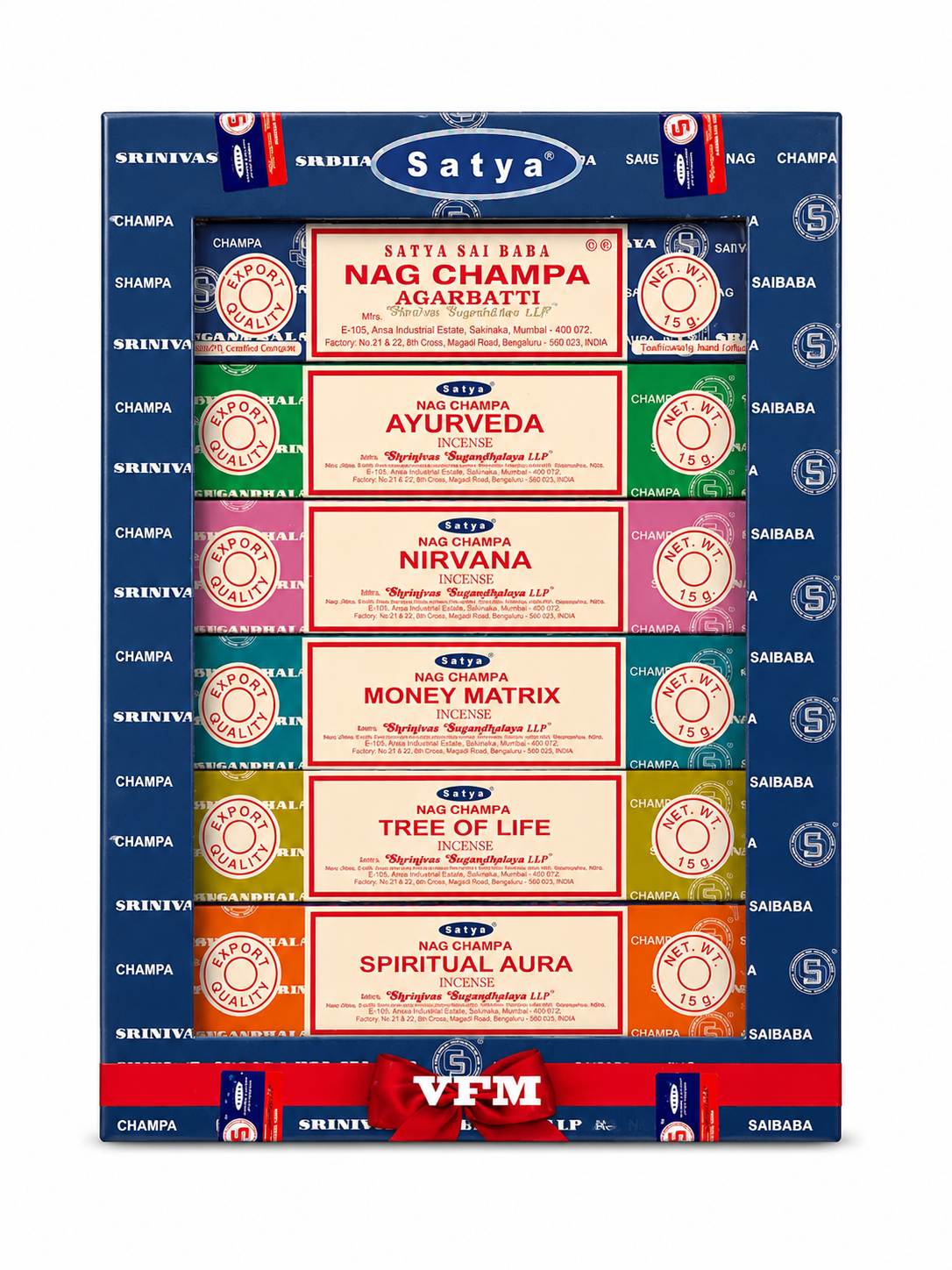 Satya VFM Sacred Series Incense Variety Gift Pack