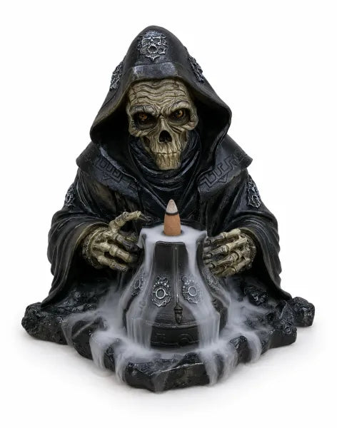 Large Grim Reaper Backflow Incense Burner
