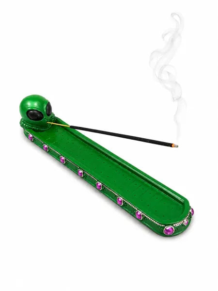 Alien Head Flat Incense Burner