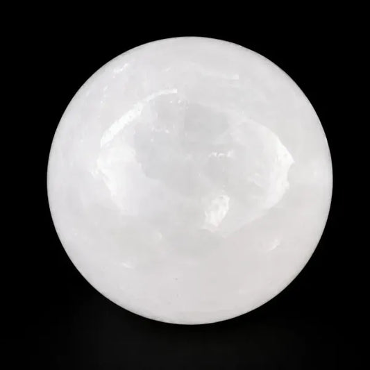Selenite Polished Sphere 2.5" - 3"