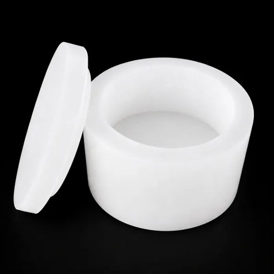 Selenite Round Shape Trinket Box