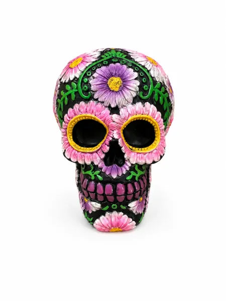 Black & Pink Sugar Skull Bank