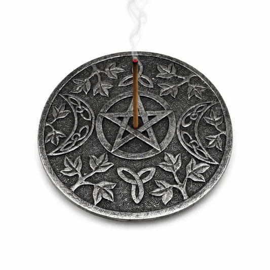 Round Pentacle Incense Burner