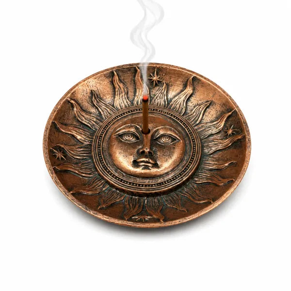 Bronze Sun Incense Burner