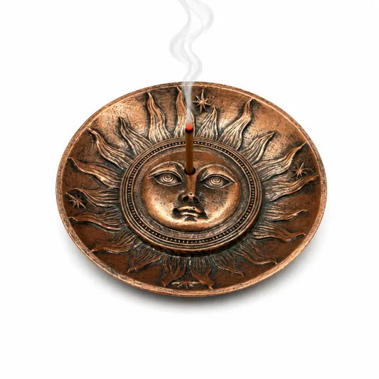 Bronze Sun Incense Burner