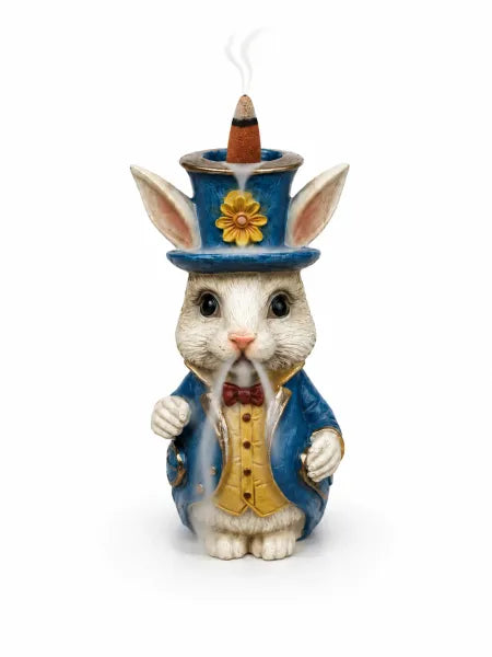 Alice Wonderland Rabbit Backflow Incense Burner