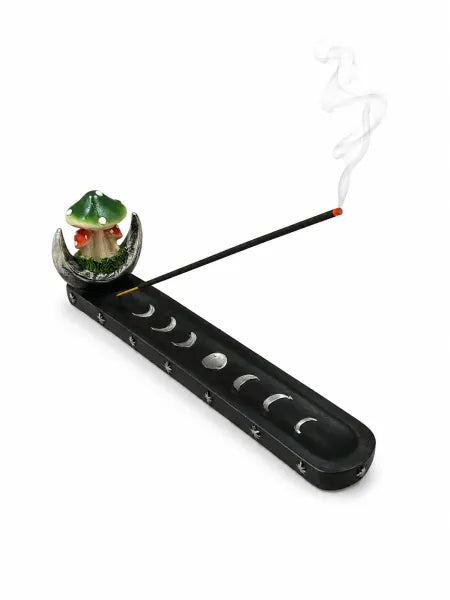 Mushroom On Moon Incense Burner
