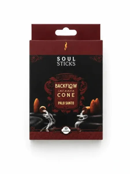 Soul Sticks Palo Santo Backflow Incense Cones 10ct