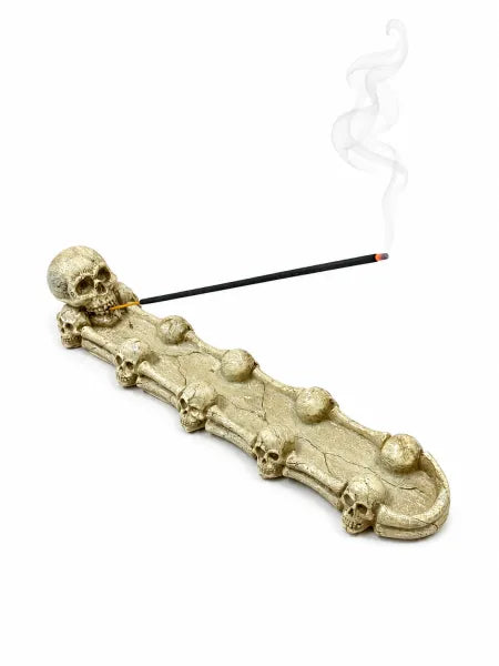 Yellow skulls Incense Burner